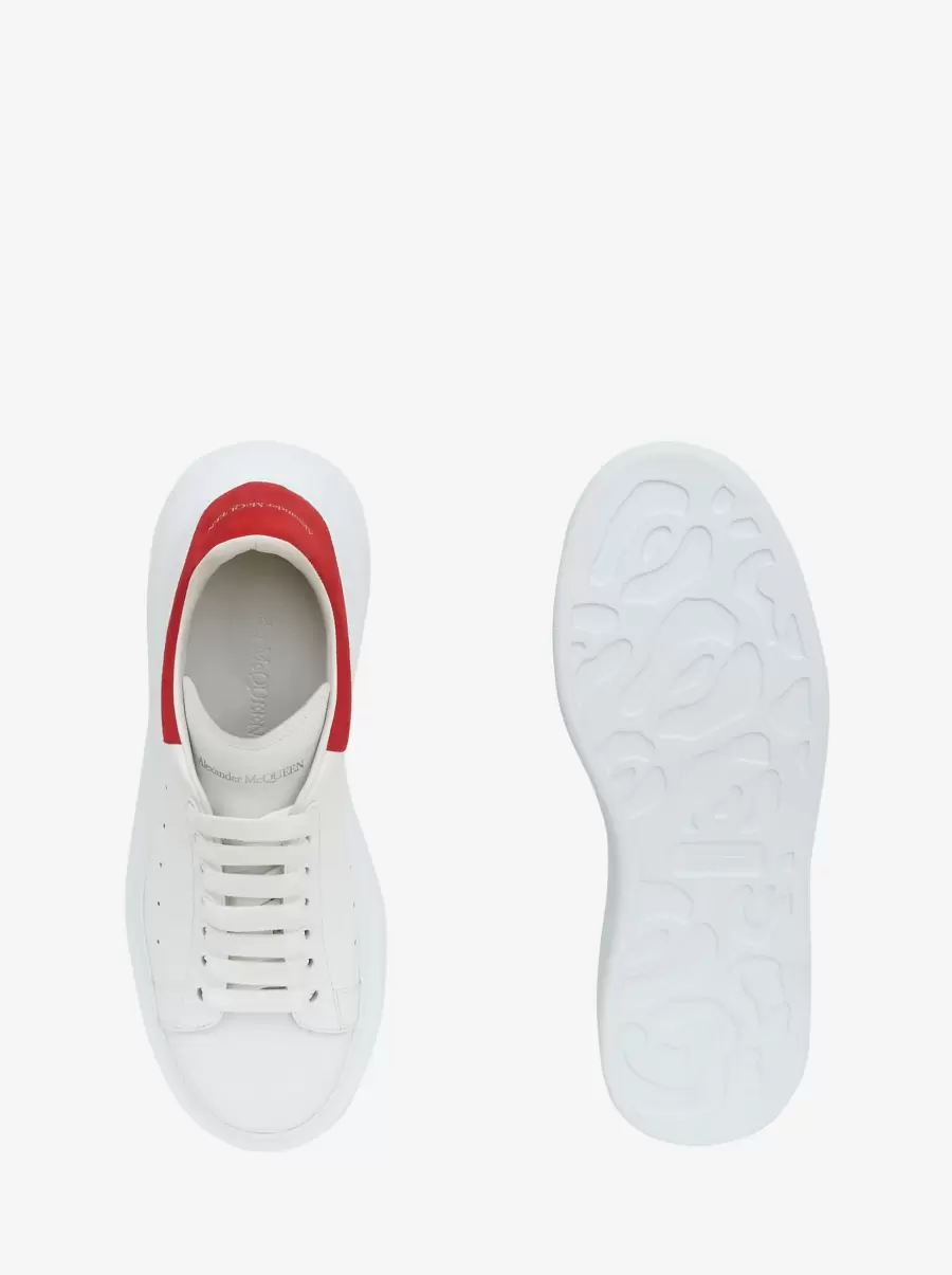 Alexander Mcqueen Uomo Sneaker Oversize Bianco/Rosso Lust Sneakers - 3