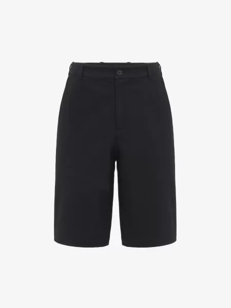 Shorts Baggy Uomo Alexander Mcqueen Pantaloni E Shorts Nero